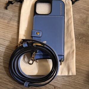 Bandolier Blue Phone Case with Strap